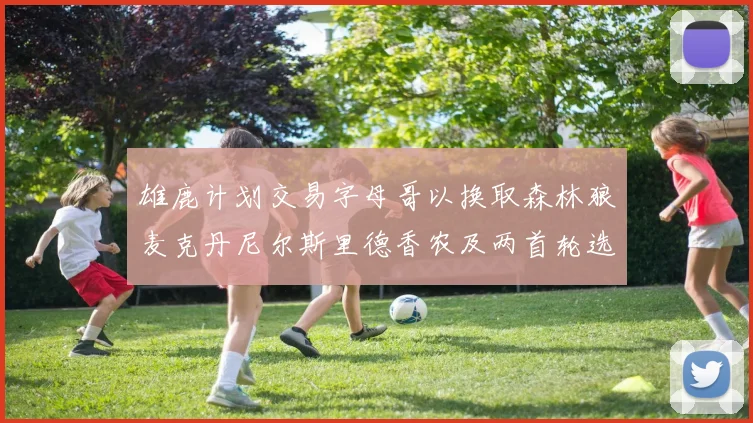 雄鹿计划交易字母哥以换取森林狼麦克丹尼尔斯里德香农及两首轮选秀权
